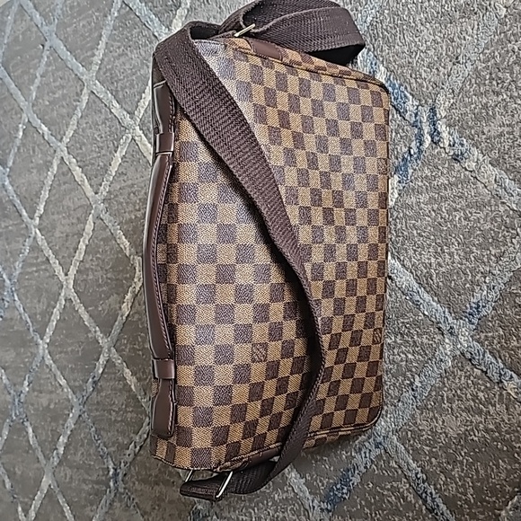 Louis Vuitton Damier Ebene Leather Broadway Messenger Laptop Bag. Men's/ Women's - Picture 7 of 17